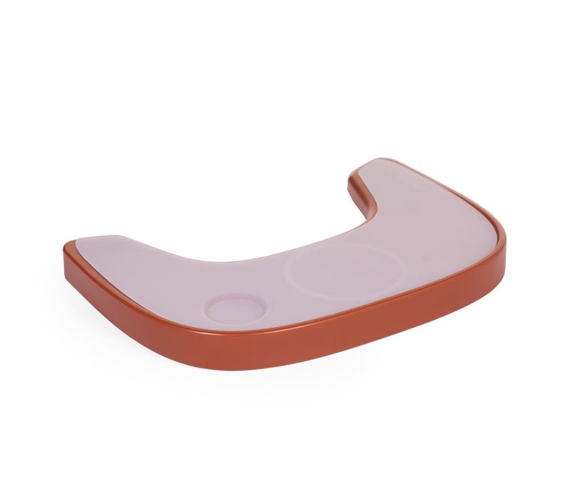 Evolu feeding tray ABS Rust + Silicone placemat