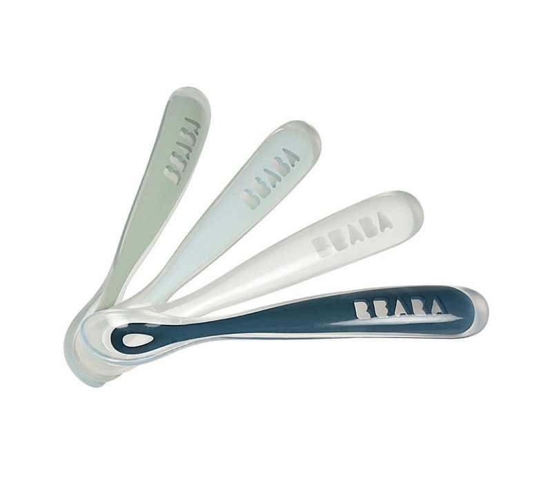 Set of 1st age silicone spoons storm