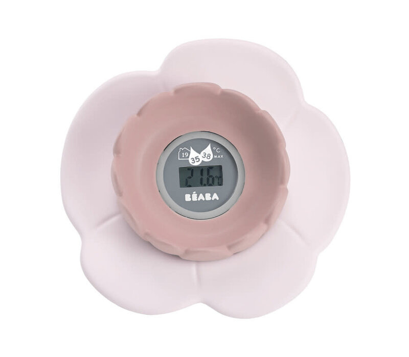 Lotus Bath thermometer old pink