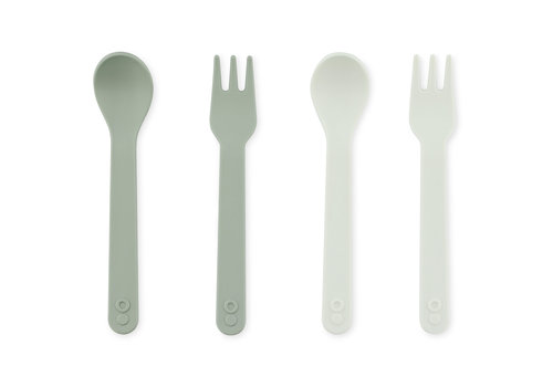 Trixie PLA spoon/fork 2-pack - Olive