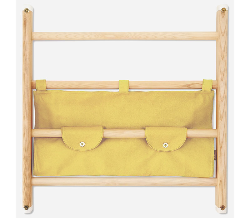 Wall Bar shelves mustard