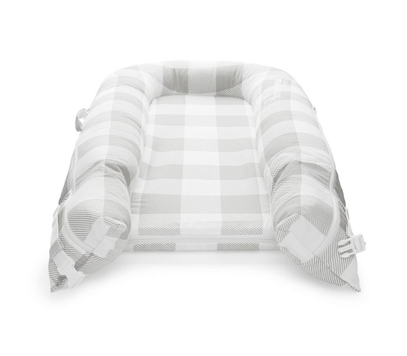 Babynestje Deluxe+ POD Natural Plaid