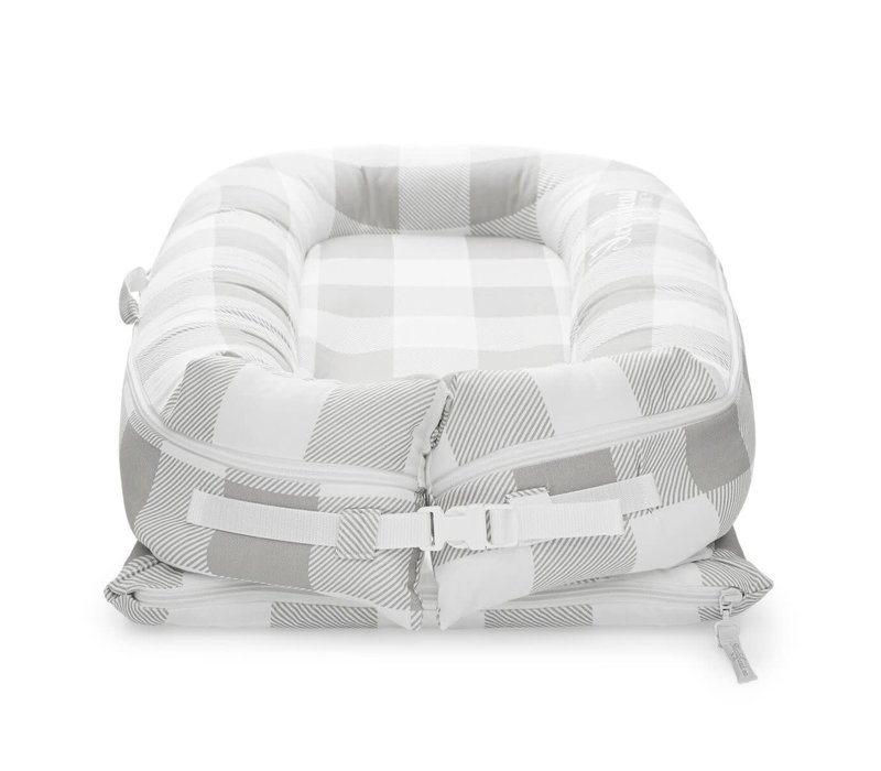 Deluxe+ baby pod Natural Plaid
