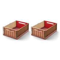 Weston Storage Box M 2-pack Dusty raspberry multi mix