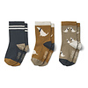 Liewood Silas socks 3-pack Dog/ Oat mix