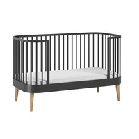 PARIS Cot bed 70x140cm black