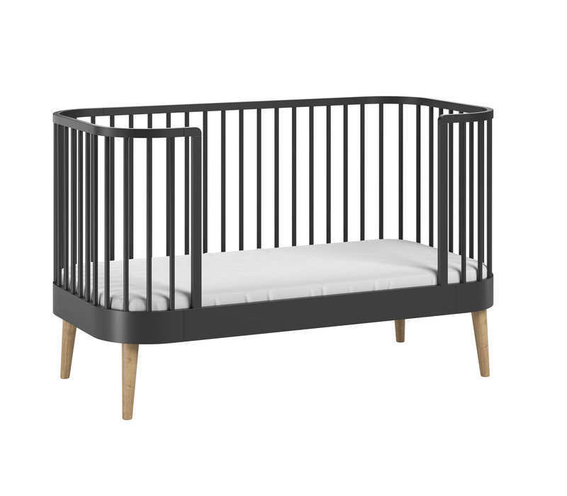 PARIS Cot bed 70x140cm black