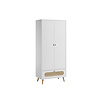 Vox CANNE 2-door wardrobe white