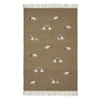 Bent rug small 80x120cm Dog/ oat mix