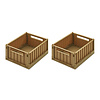 Liewood Weston Storage Box S 2-pack Pecan