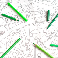 Colouring Picture - Jungle