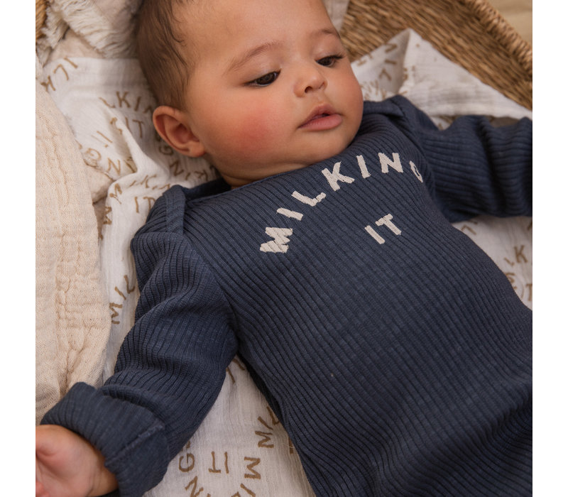 Milking It Onesie - Navy