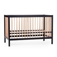 Babybed 97 zwart/naturel 120X60CM