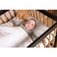 Babybed 97 zwart/naturel 120X60CM