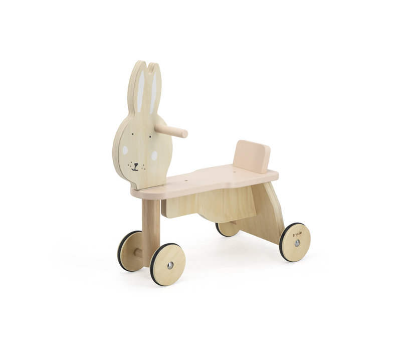 Wooden bicycle 4 wheels - Mrs. Rabbit