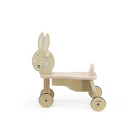 Wooden bicycle 4 wheels - Mrs. Rabbit