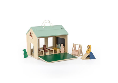 Trixie Wooden school with accessories