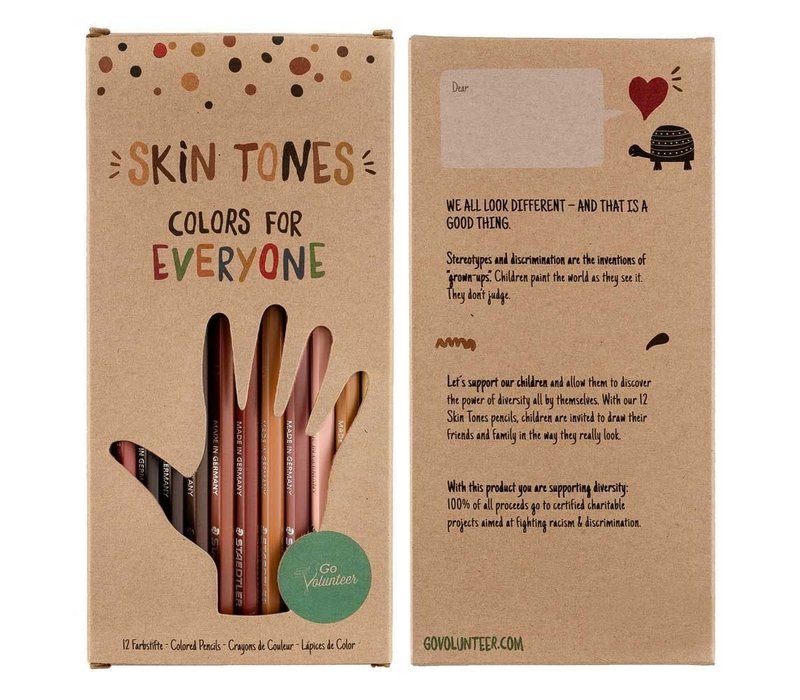 Skin Tones Pencils 12pcs