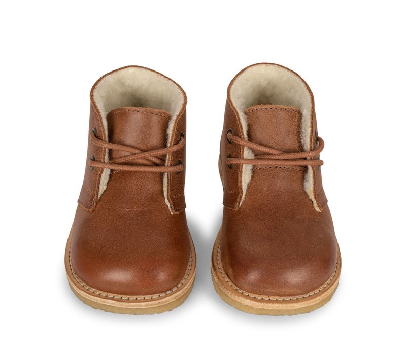 Woolie desert boot Cognac