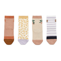 Silas cotton socks 4-pack Leo/ Jojoba