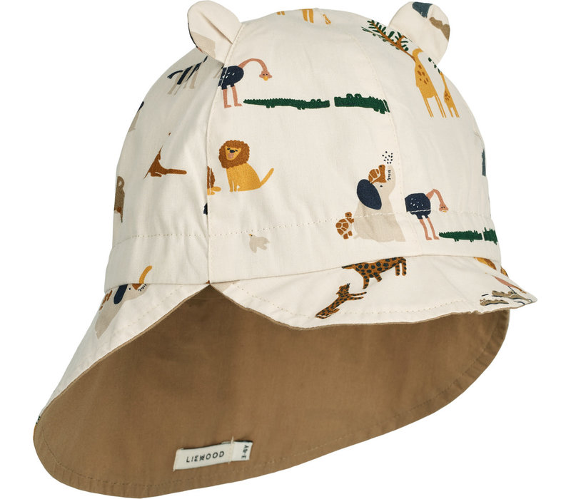 Gorm reversible sun hat All together/ Sandy