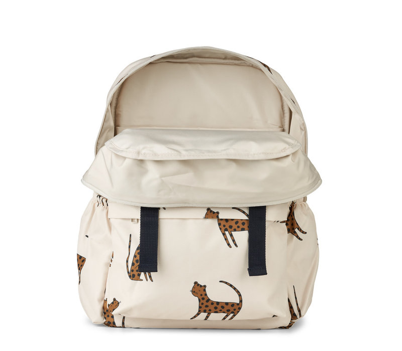 Helena school bag Leopard/ Sandy