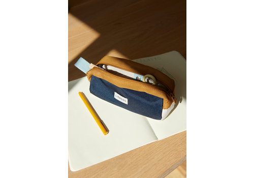 Liewood Plot pencil case Midnight navy/ Sea blue