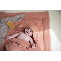 Hooded towel - Bliss Coral