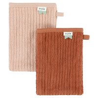 Washcloth 2-pack - Hush Rose