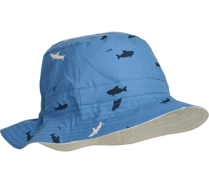 Sander reversible sun hat Shark/ Riverside