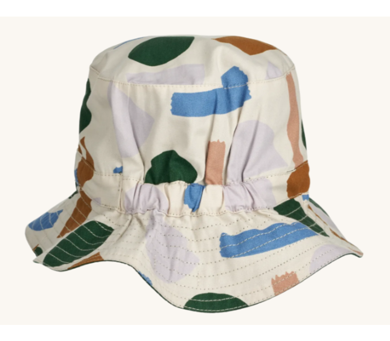 Sander reversible sun hat Paint stroke/ Sandy