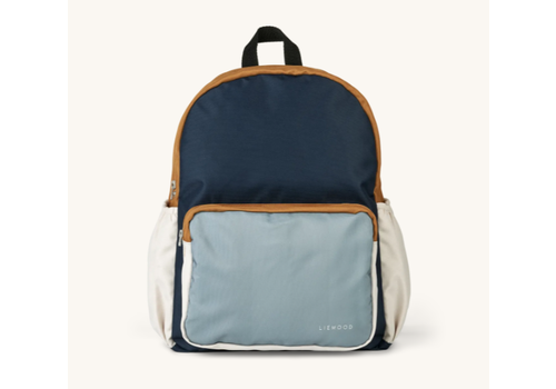 Liewood James school backpack Midnight navy/ Sea blue