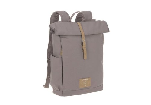 Lässig Greenlabel Rolltop backpack rosewood grey Limited Edition