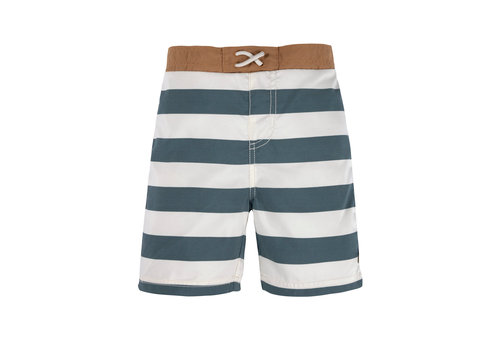 Lässig Board Shorts Block Stripes milky/blue