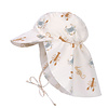 Lässig Sun Protection Flap Hat Sea Animals milky