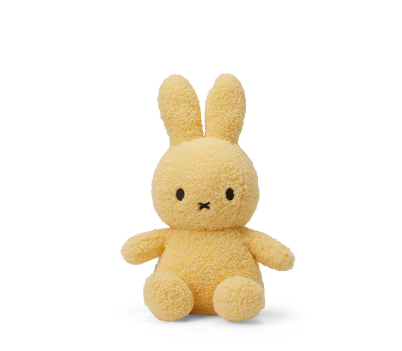 Miffy Sitting Teddy 100% recycled yellow - 33cm