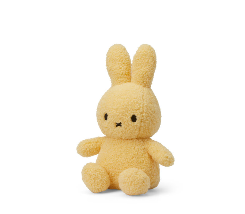 Miffy Sitting Teddy 100% recycled yellow - 33cm