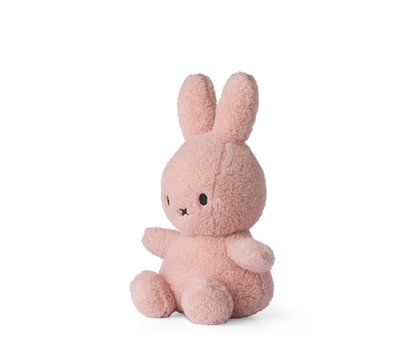 Miffy Sitting Teddy 100% recycled pink - 33cm