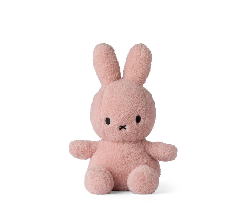 Miffy Sitting Teddy 100% recycled pink - 33cm