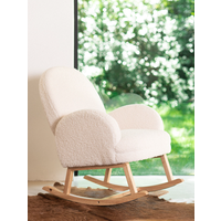 Rocking chair Teddy écru