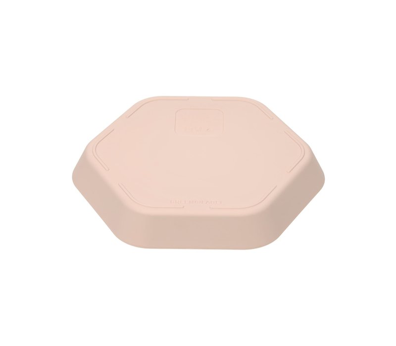 Geo plate powder pink