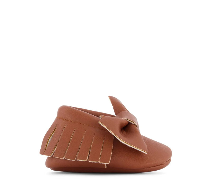 BabyMocs Bow Brown