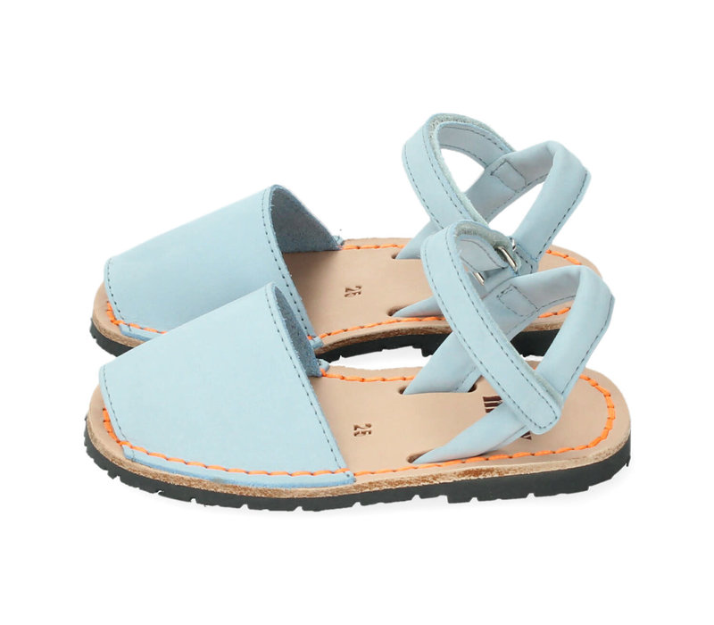 Menorcan sandals sky blue