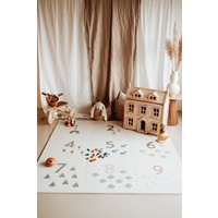 Omkeerbare 2-in-1 speelmat Numbers (180x180cm - 9 tegels)