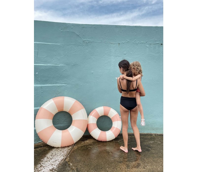 Olivia swim ring 45cm peach daisy