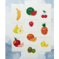 In A Flashcard miniset Fruity friends