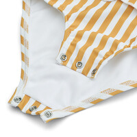 Amina Baby Swimsuit Stripe Yellow mellow/ White