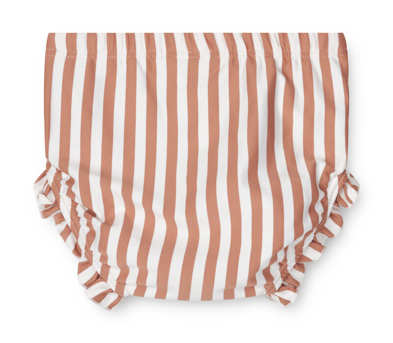 Mila Baby Swim Pants Stripe Tuscany rose/ Creme de la creme