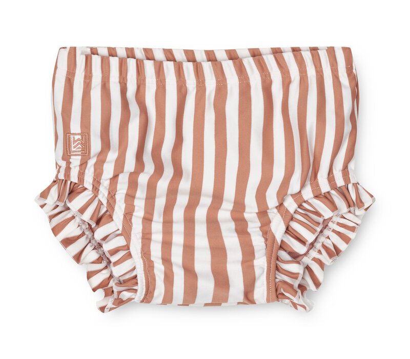 Mila Baby Swim Pants Stripe Tuscany rose/ Creme de la creme