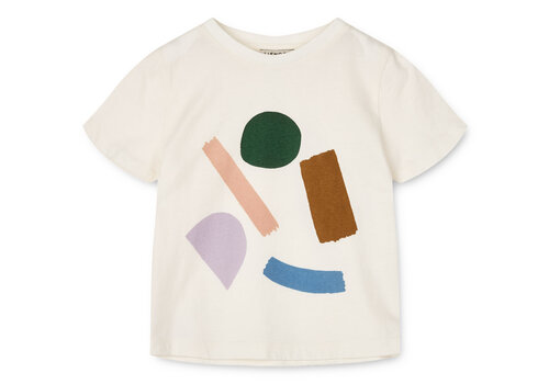 Liewood Apia Shortsleeve T-shirt Paint stroke/ Sandy